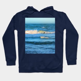 Summer ocean waves Hoodie